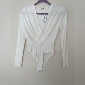 Long Sleeve White Bodysuit- Southmoon Under